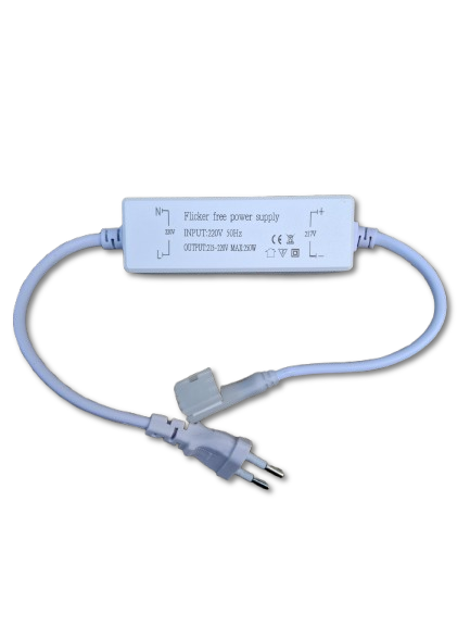 Захранващ Конектор с кабел за COB ленти на 220V (1.79€) Захранващ Конектор с кабел за COB ленти на 220V (1.79€)