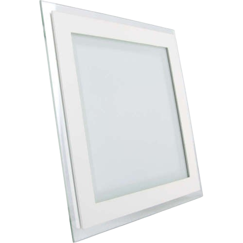 6W Квадратен Стъклен LED Панел за Вграждане Бяла Светлина 4500К (4.04€ ) 6W Квадратен Стъклен LED Панел за Вграждане Бяла Светлина 4500К (4.04€ )